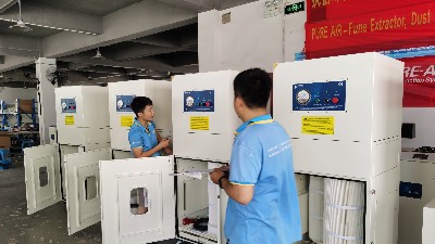 焊接煙霧過濾器-移動(dòng)式煙霧過濾器-執(zhí)信環(huán)保凈化焊接煙塵污染！